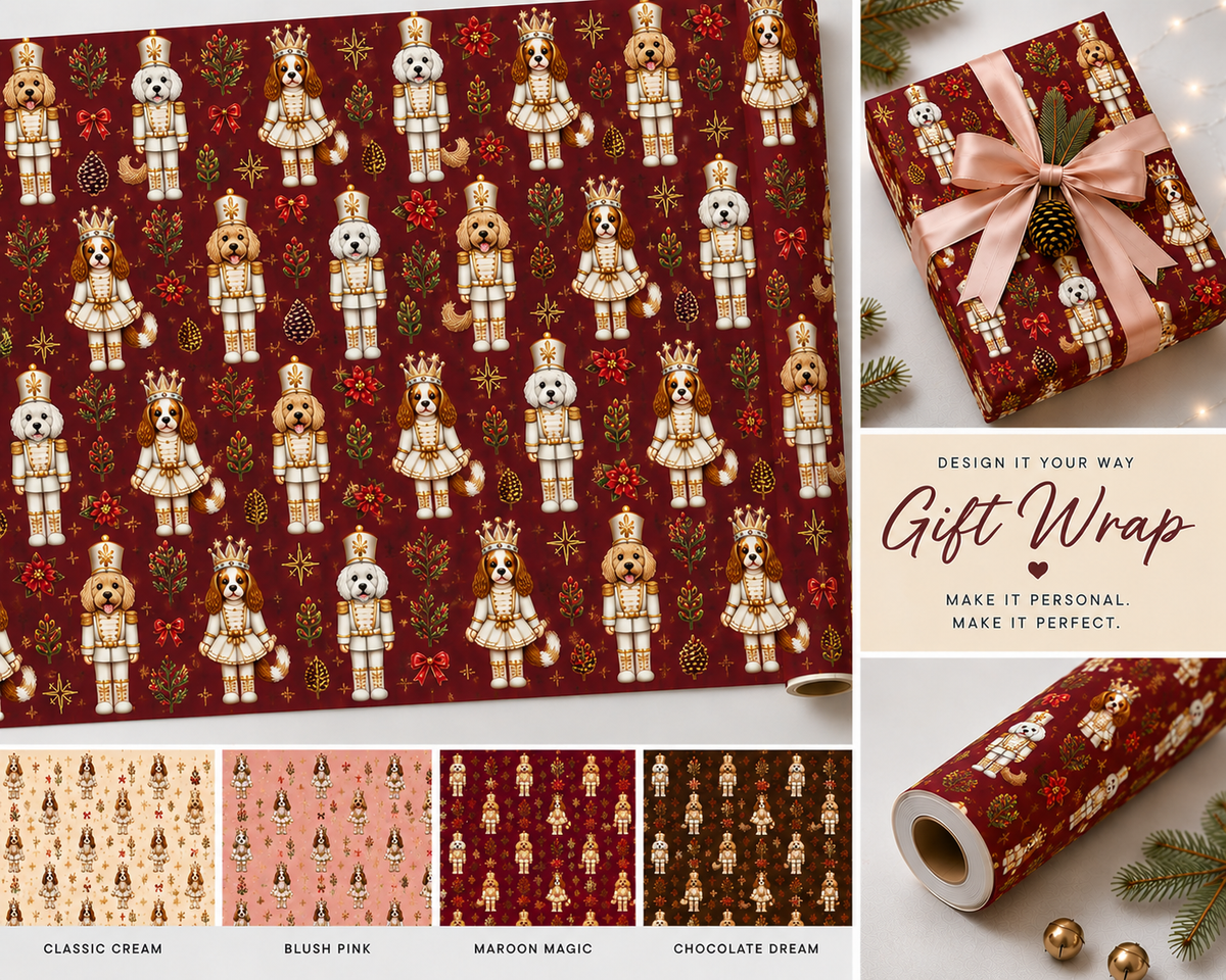 Whiskey & Wildflower Co. holiday gift wrap collection