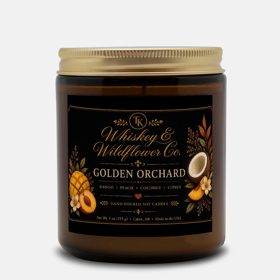 Golden Orchard Candle Amber Jar 9oz