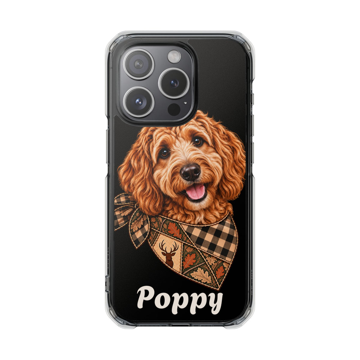 Clear Magnetic Phone Case — Doodle Personalized