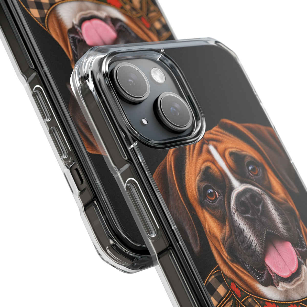 Clear Magnetic Phone Case — Boxer / Your Pet Personalized