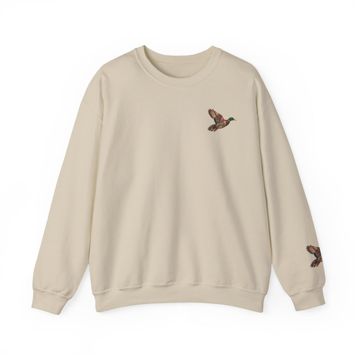 Faux Patchwork Mallard Duck Shirt, Duck Hunting Tee, Rustic Duck Hunter Gift