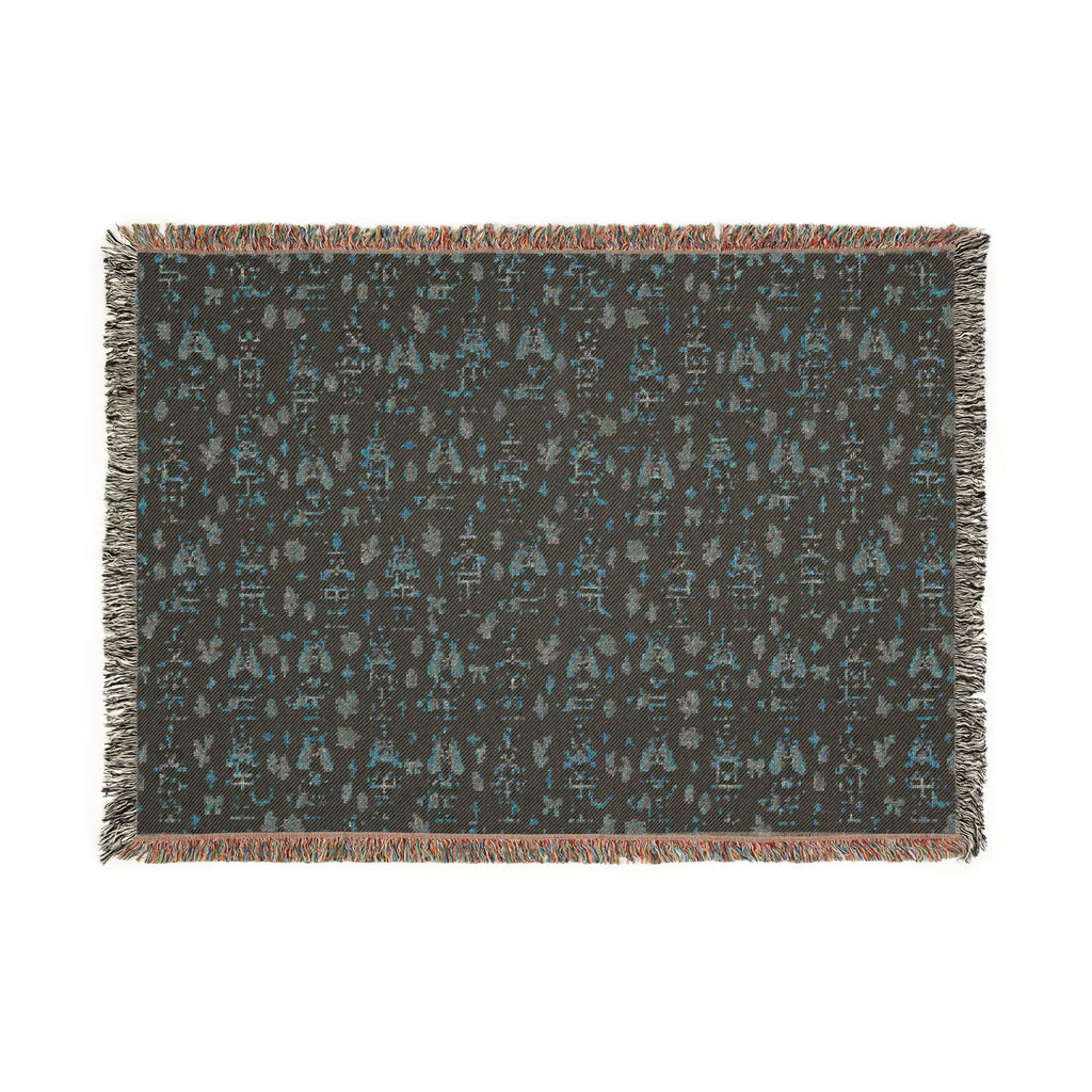 Dog Nutcracker Christmas Blanket - Pink Woven Holiday Throw