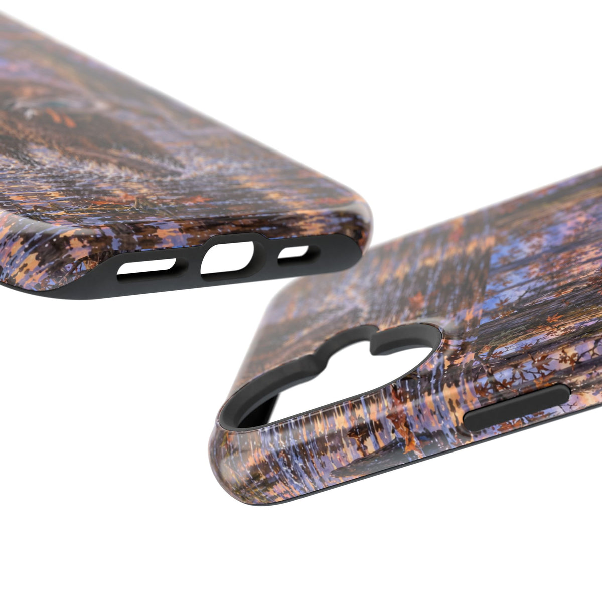 Clear Magnetic Phone Case — Boykin spaniel with Duck swamp