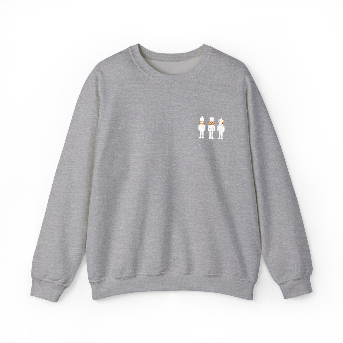Nutcracker Dogs Embroidered Sweatshirt | Christmas Dog Lover Gift