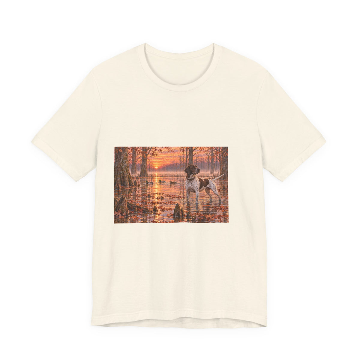 Cypress Swamp Sunrise Dog T-Shirt