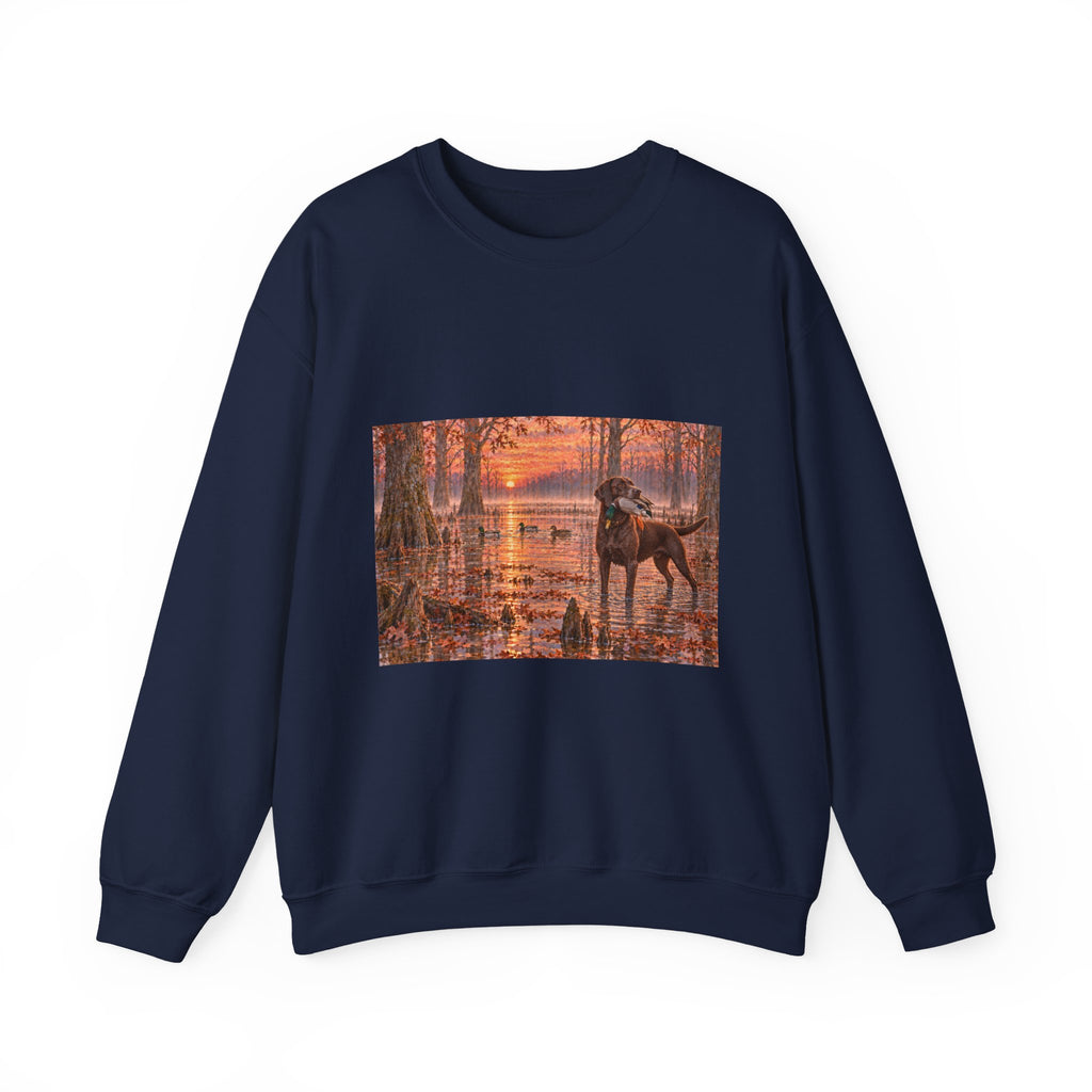 Moose at Sunset Crewneck Sweatshirt
