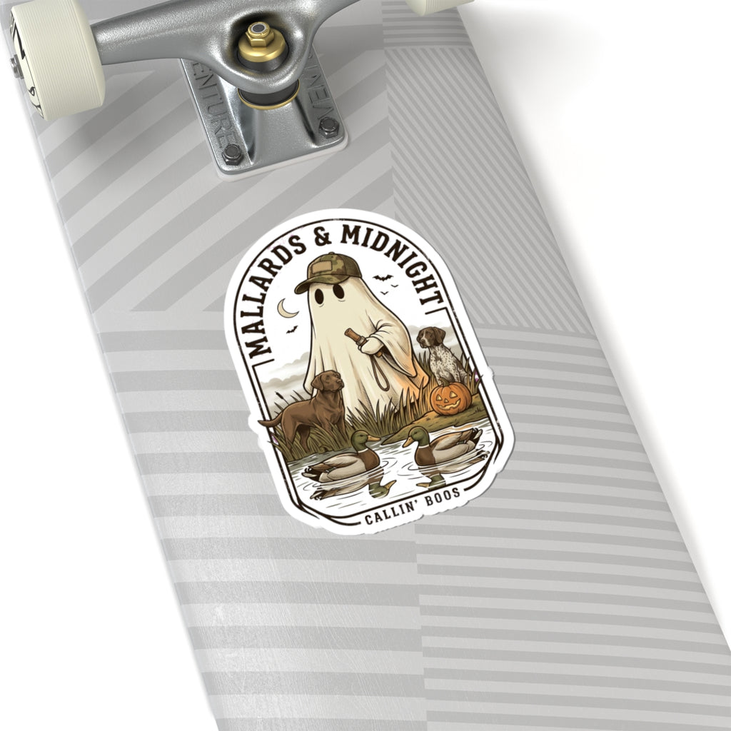 Ghost Hunting Duck Decoy Sticker | Spooky Hunting, Halloween Outdoors