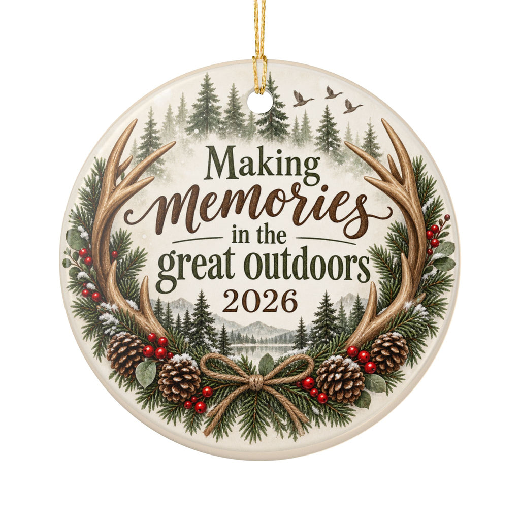 Personalized Christmas Ornament, Custom Name Family Keepsake, Holiday Wreath Ornament, Christmas Gift for Family, Friends or Memorial