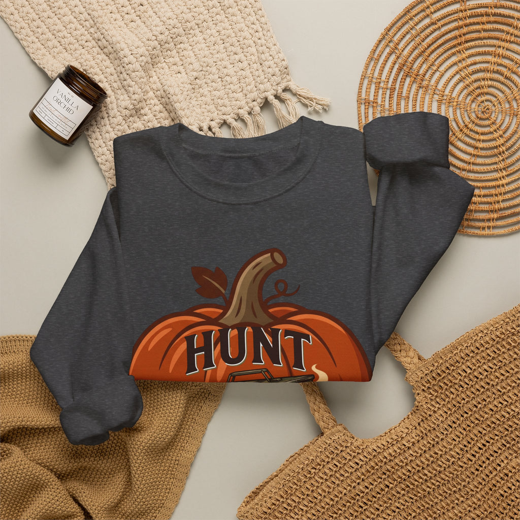 Hunt or Haunt Sweatshirt | Spooky Hunting, Halloween Pumpkin Camper
