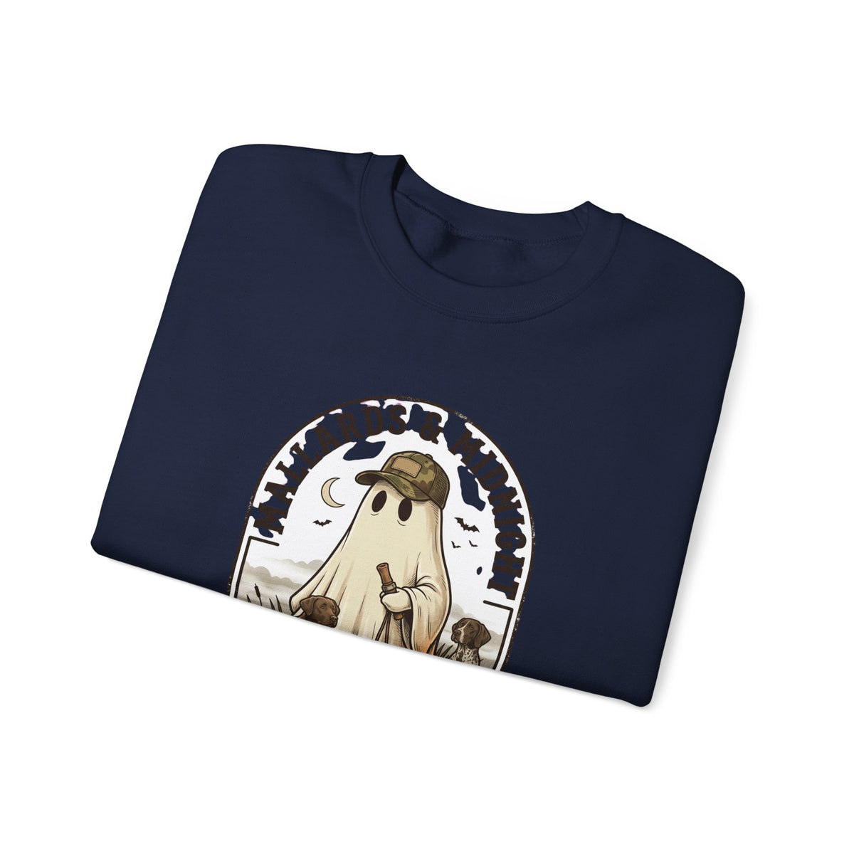 Mallards & Midnight ghost duck crewneck sweatshirt | spooky hunting, Halloween