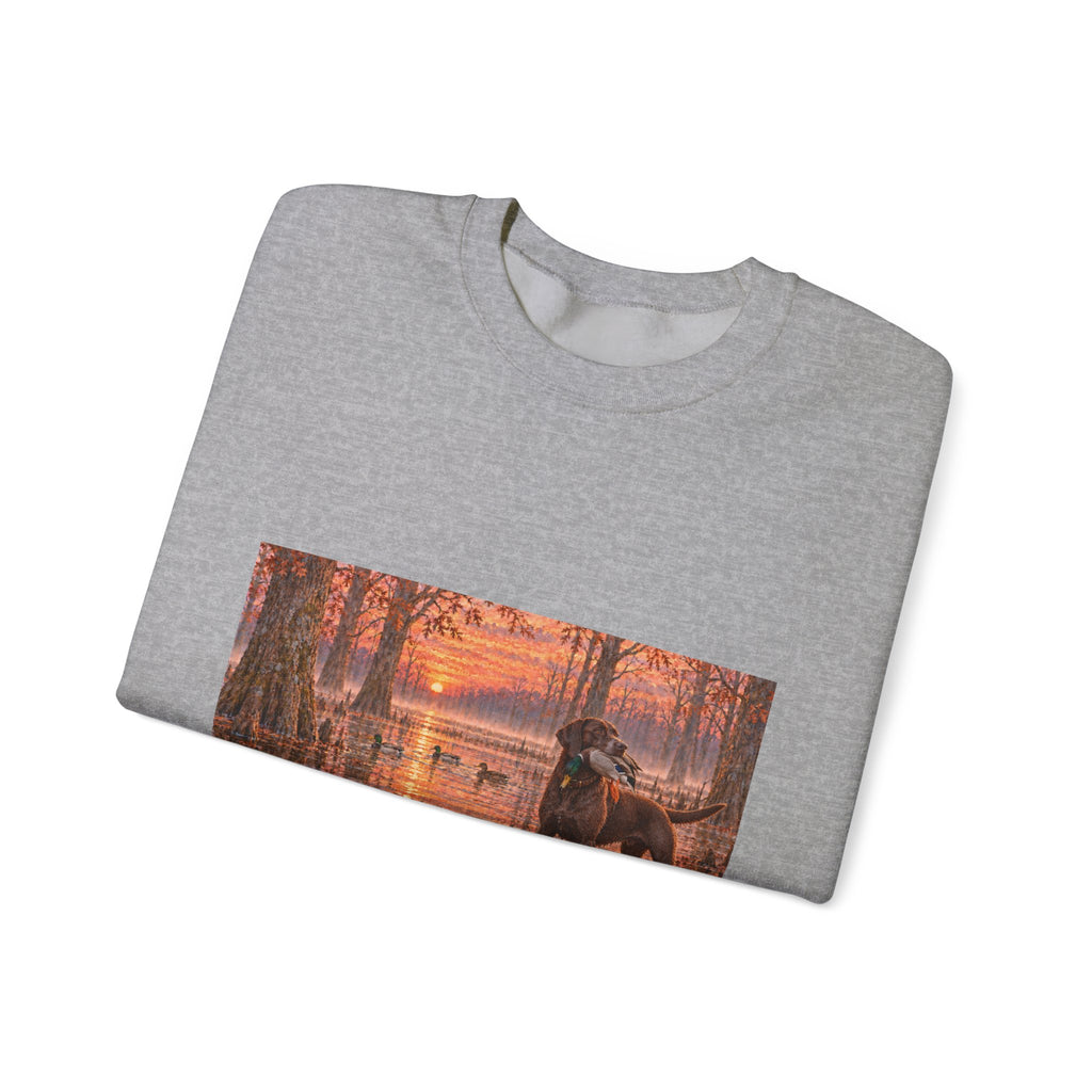 Moose at Sunset Crewneck Sweatshirt