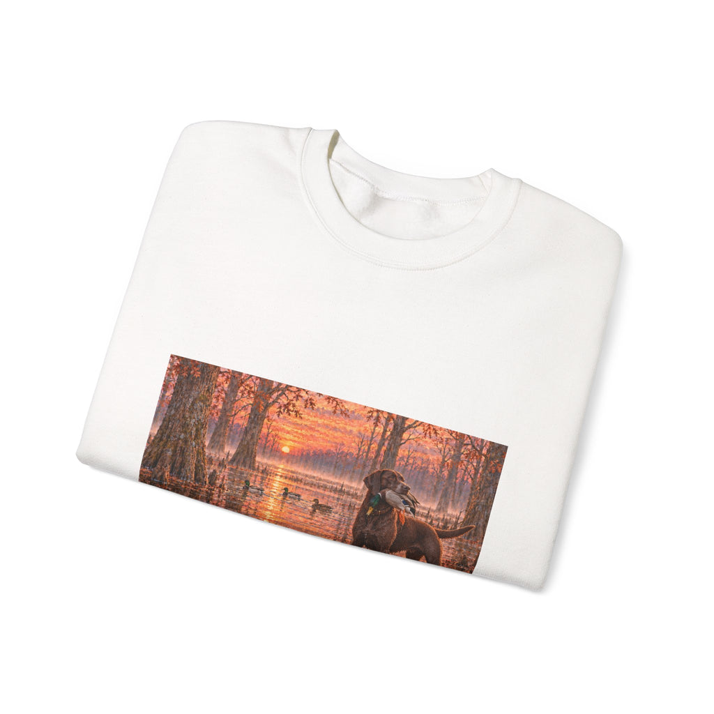 Moose at Sunset Crewneck Sweatshirt
