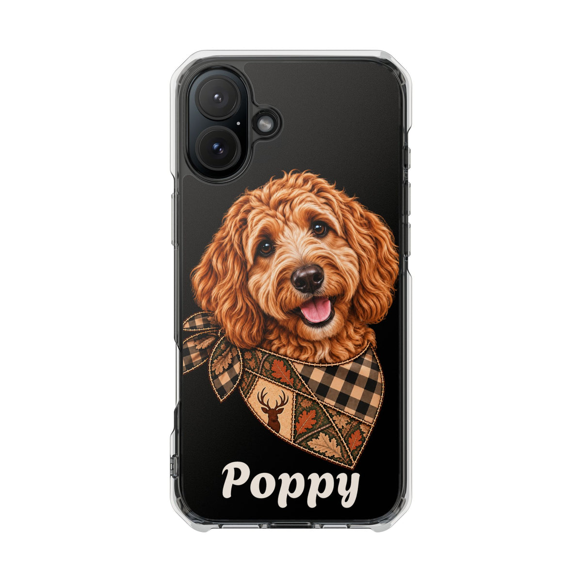 Clear Magnetic Phone Case — Doodle Personalized