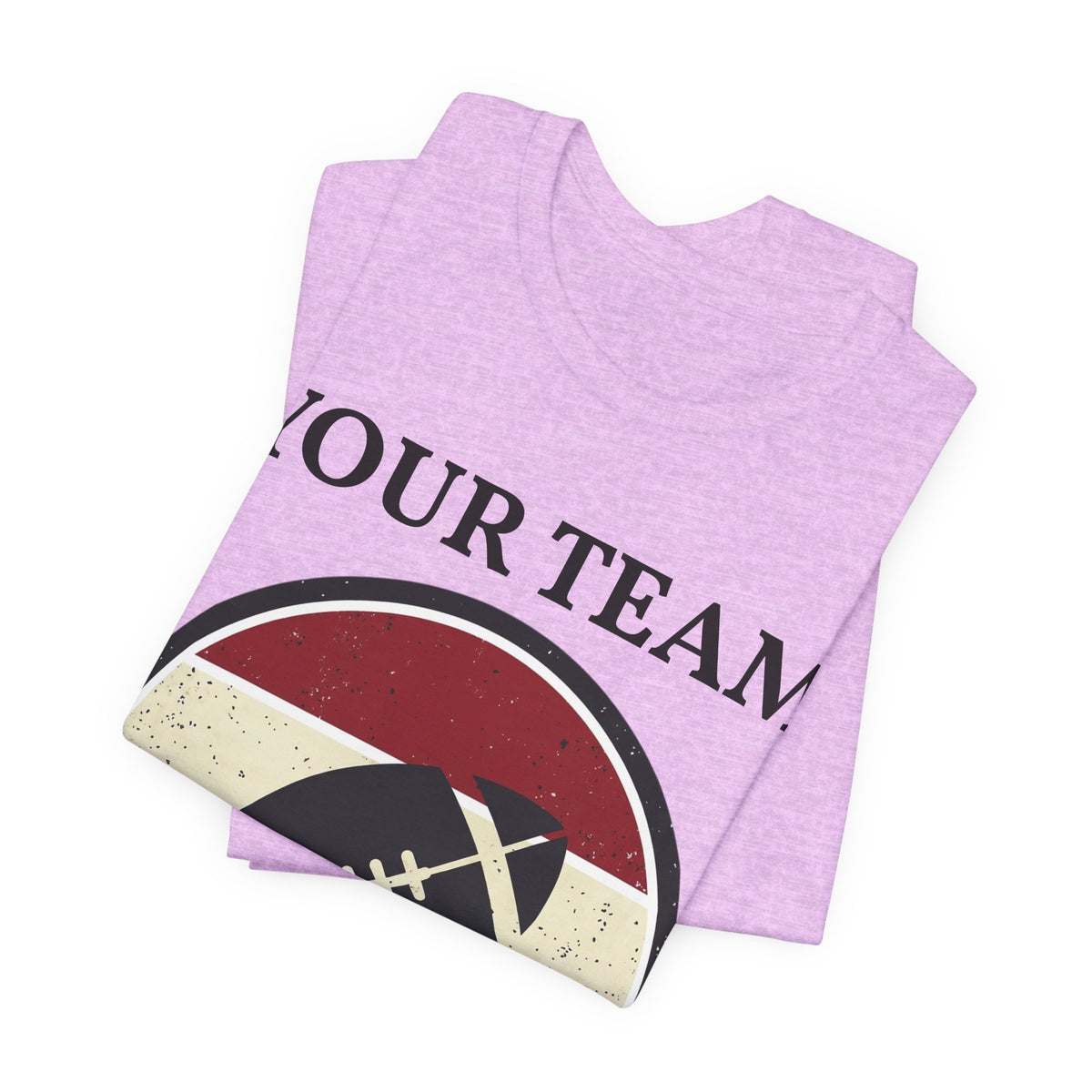 Retro Football Season Tee | Vintage Stripes Grunge Football Shirt