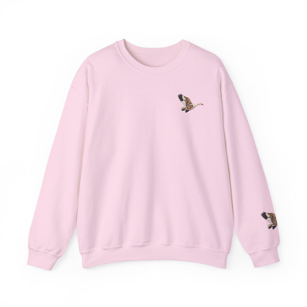 Faux Patchwork Snow Goose Shirt, Snow Geese Hunting Long Sleeve, Arkansas Waterfowl Hunter Gift