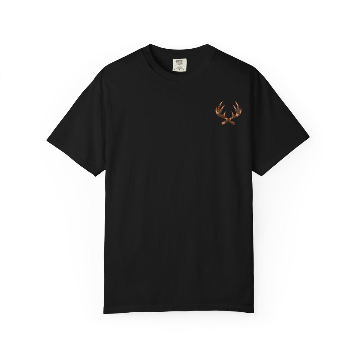 Faux Patchwork Whitetail Deer Shirt, Buck Hunting Tee, Rustic Deer Hunter Gift