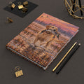 Labrador Journal — Autumn Swamp Sunset Hardcover Lined Notebook