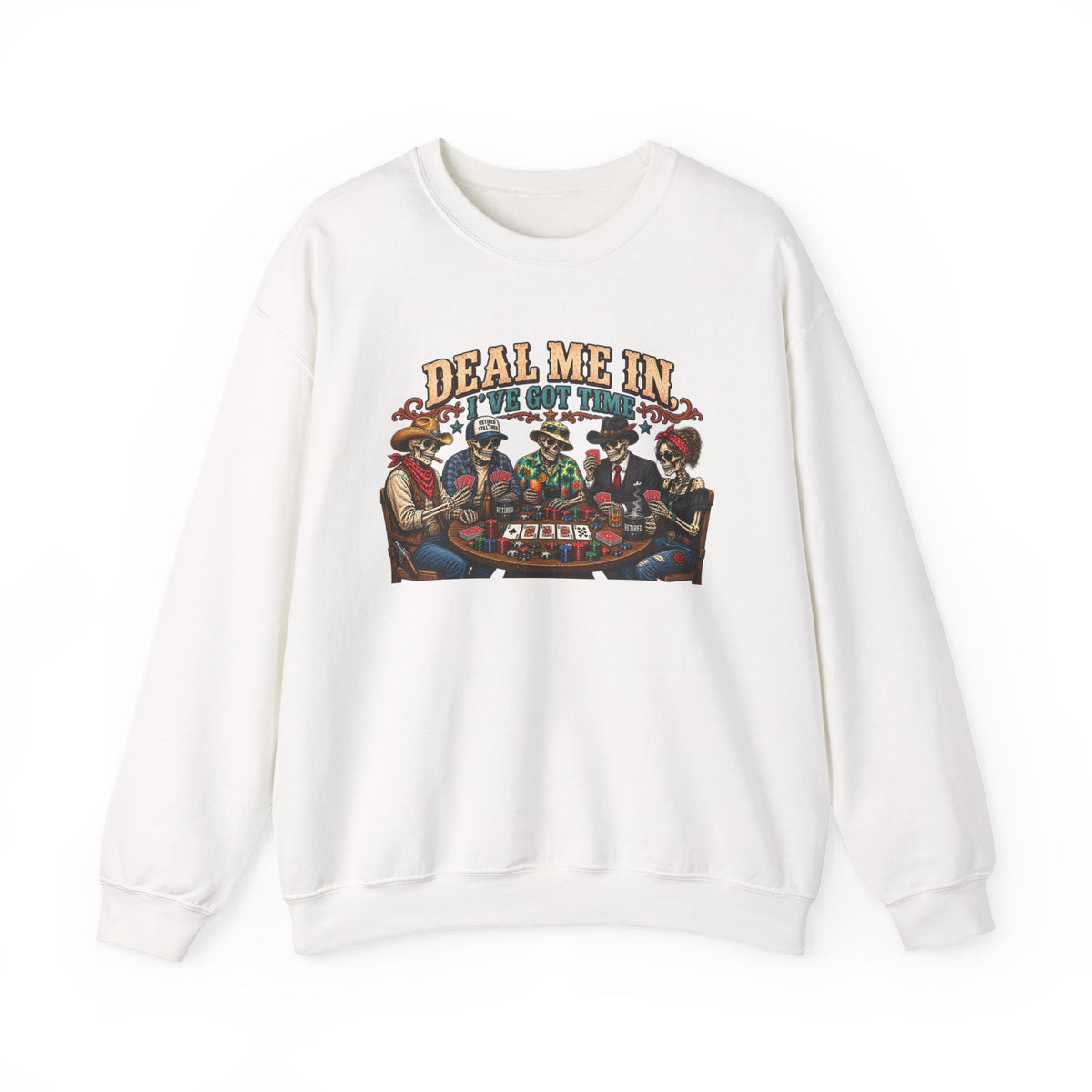 Deal Me In Poker, retired, Crewneck Sweatshirt