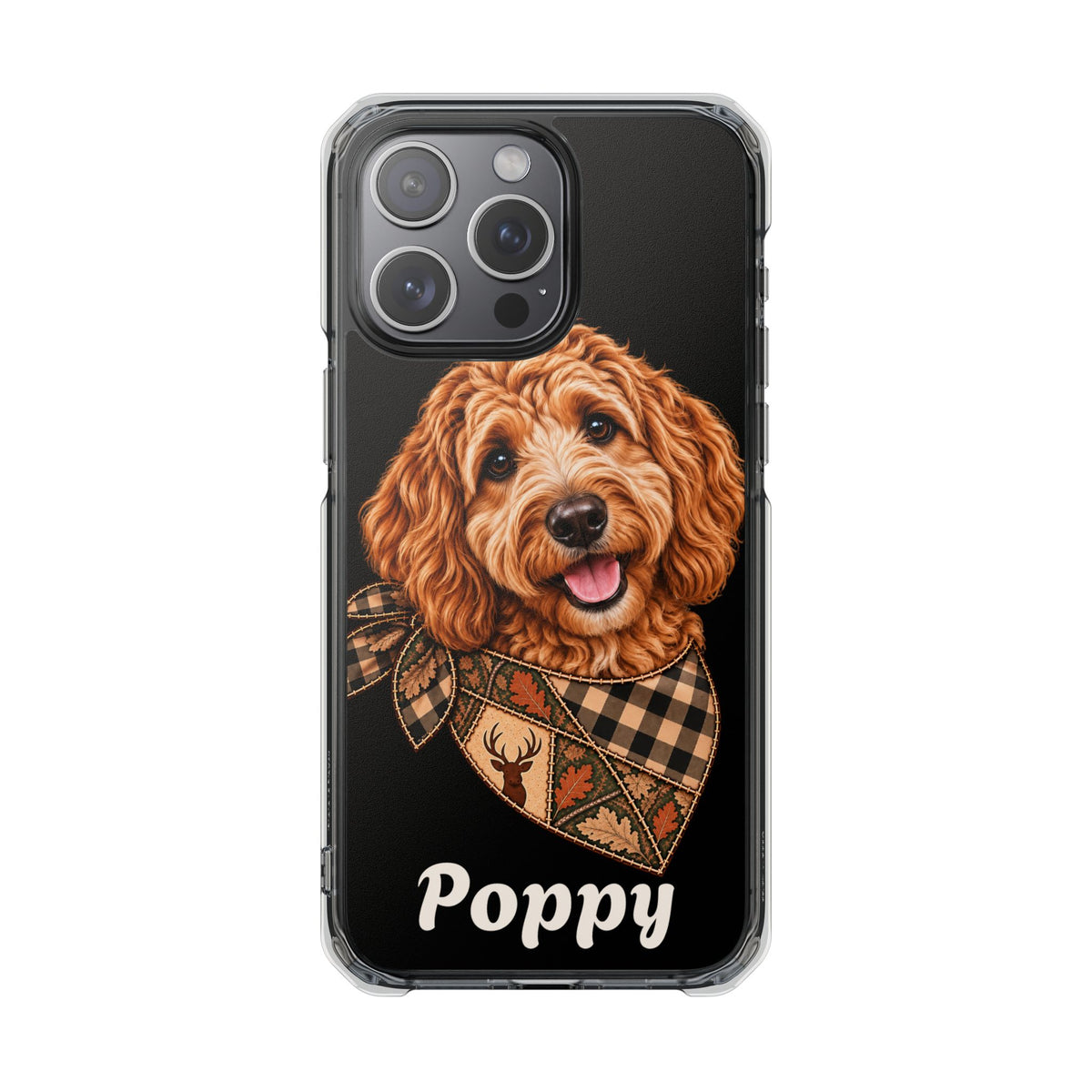 Clear Magnetic Phone Case — Doodle Personalized