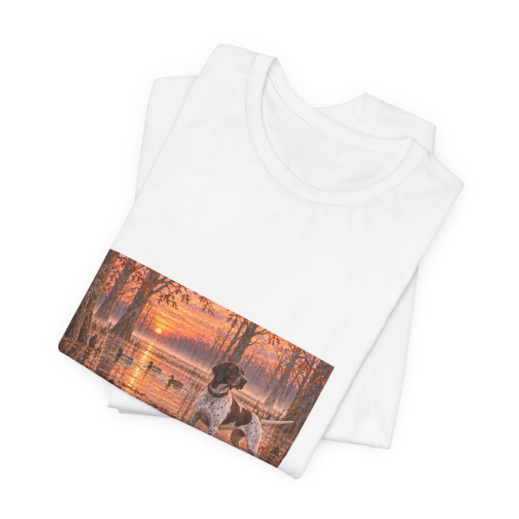 Cypress Swamp Sunrise Dog T-Shirt