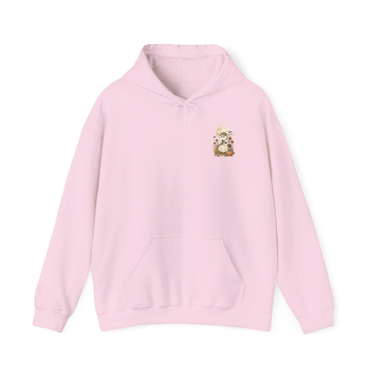 Spooky Hunter Skull & Pumpkins Hoodie | Halloween Cottagecore