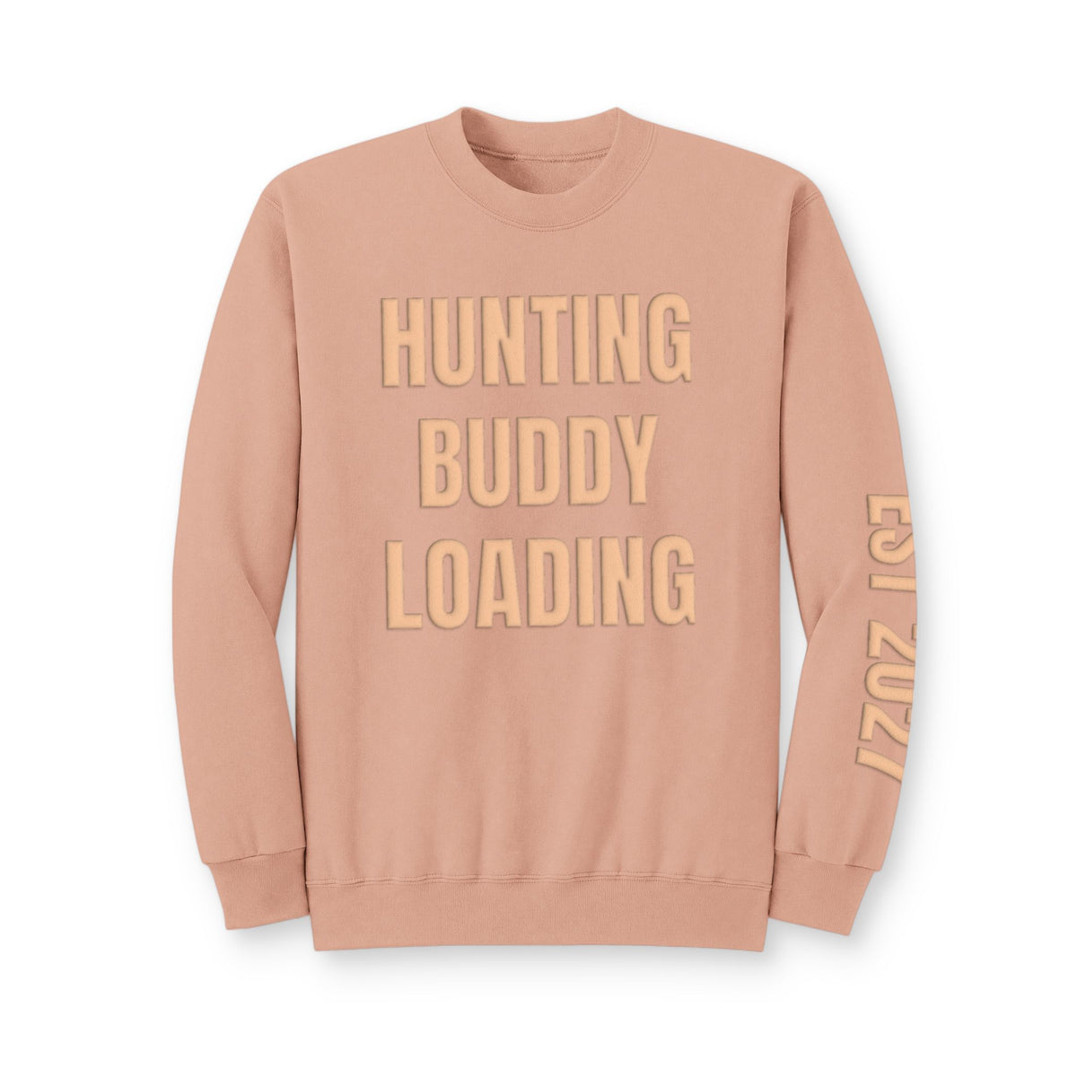 Personalized Hunting Mama Sweatshirt, Hunting Buddy Loading Shirt, Hunter Orange Puff Sweatshirt, Custom Mom Hunting Gift