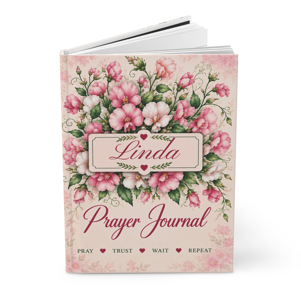 Personalized April Birth Flower Prayer Journal, Sweet Pea Christian Journal with Name, April Birthday Gift for Her, Bible Verse Journal