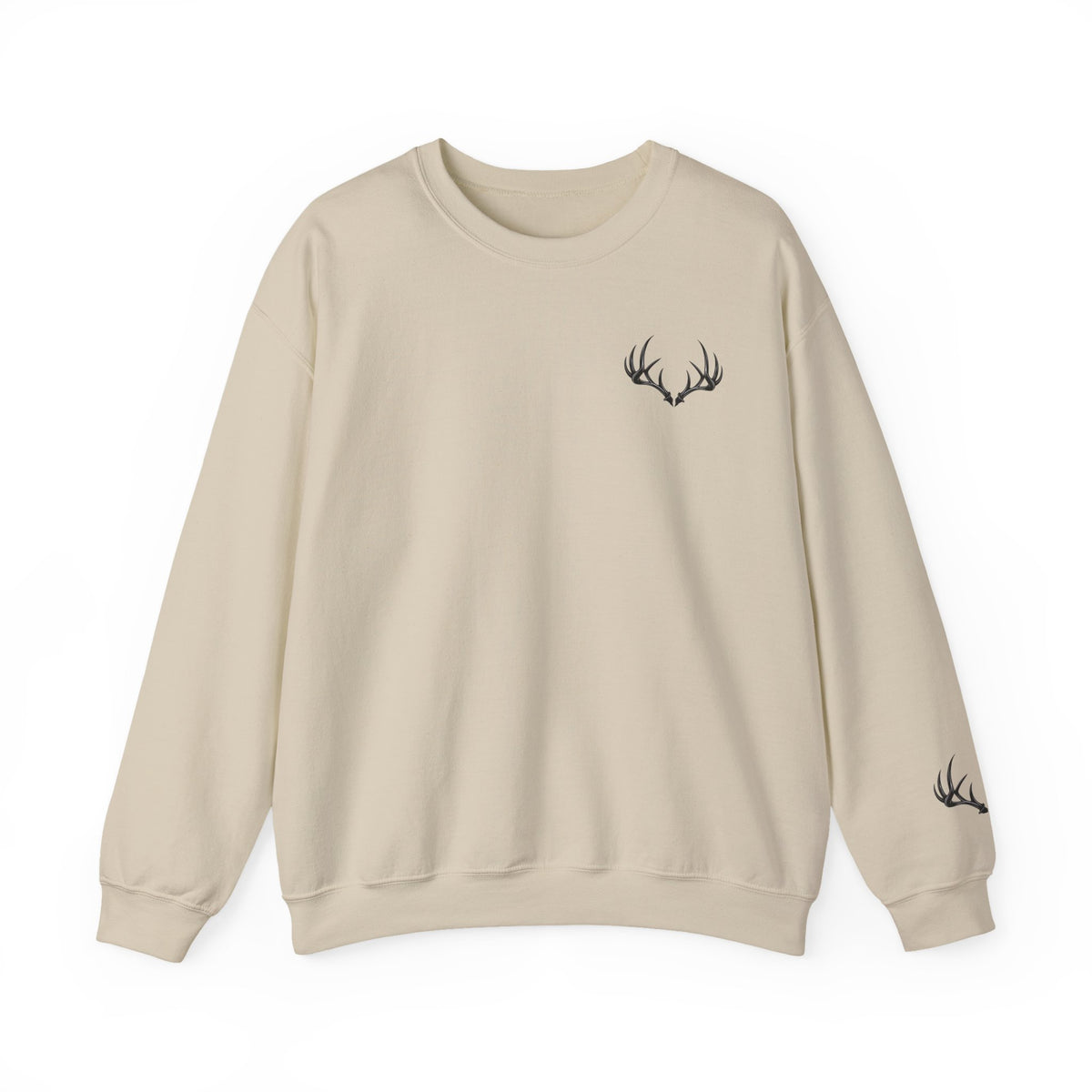 Safety Pink Whitetail Deer Hunting Sweatshirt – Buck Hunter Crewneck