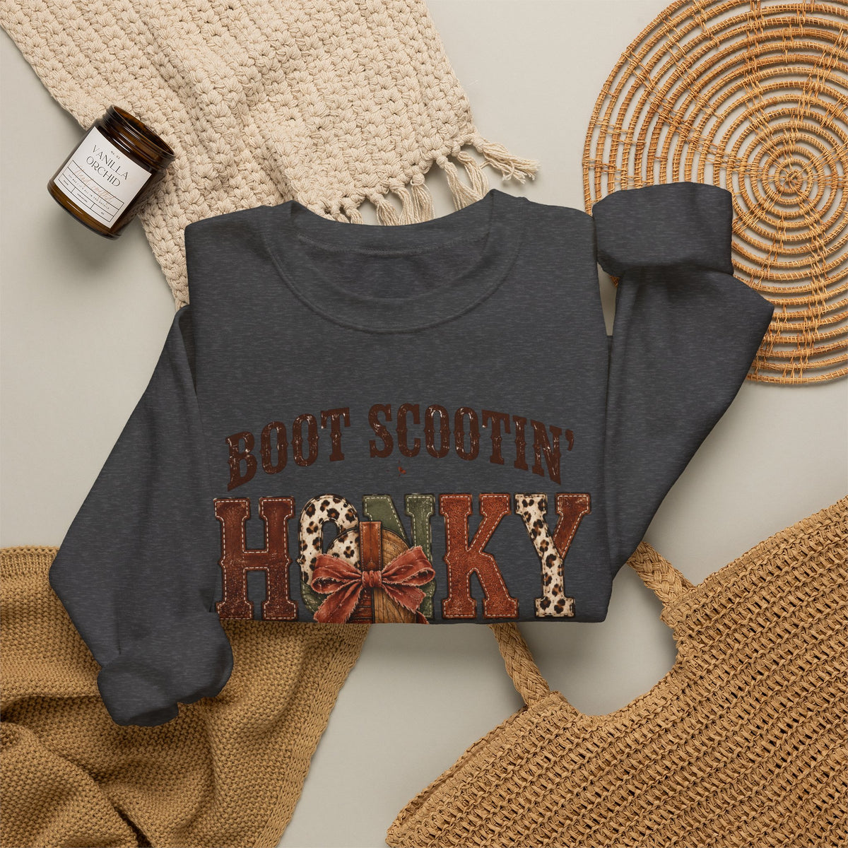 Boot Scootin' Cowboy Boot Sweatshirt | Country Western Graphic