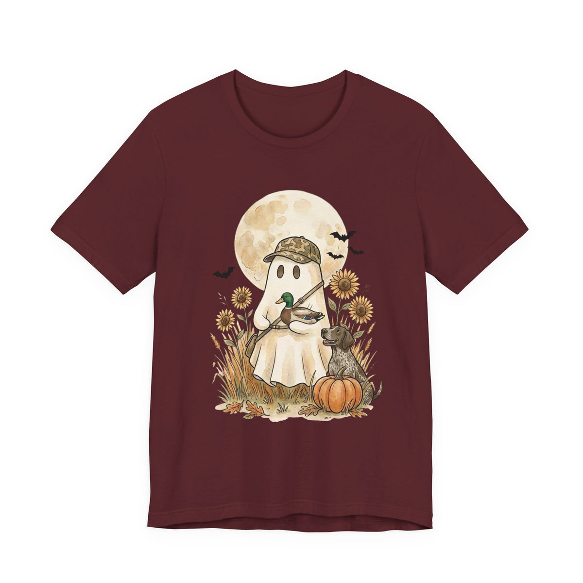 Ghost Hunting Tee | Spooky Hunting, Harvest Moon Halloween Shirt