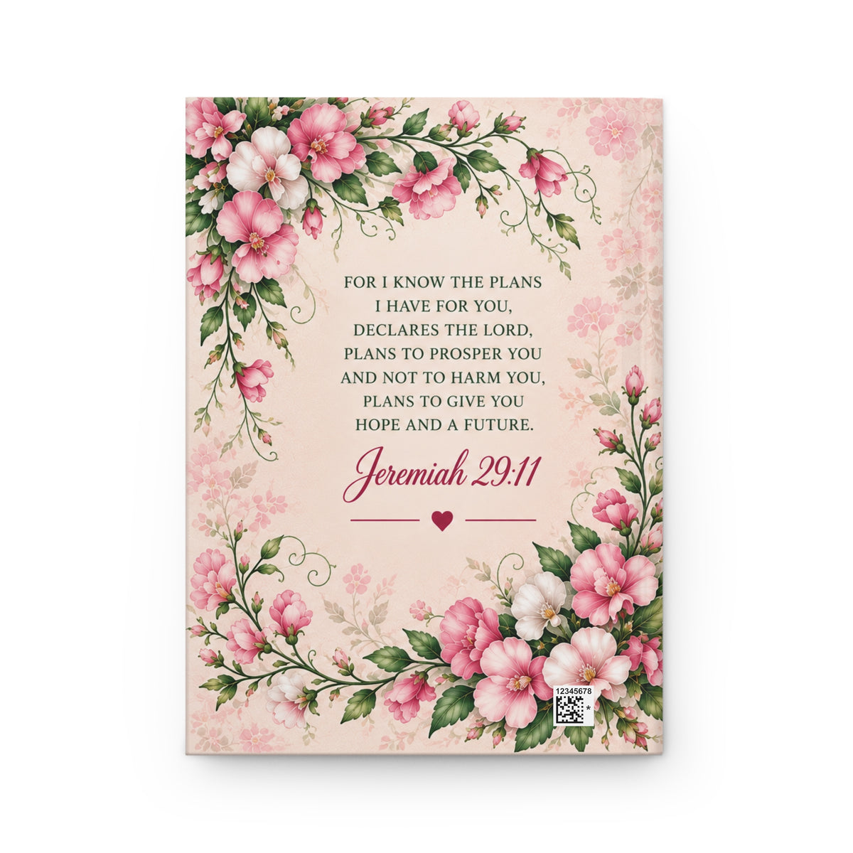 Personalized April Birth Flower Prayer Journal, Sweet Pea Christian Journal with Name, April Birthday Gift for Her, Bible Verse Journal