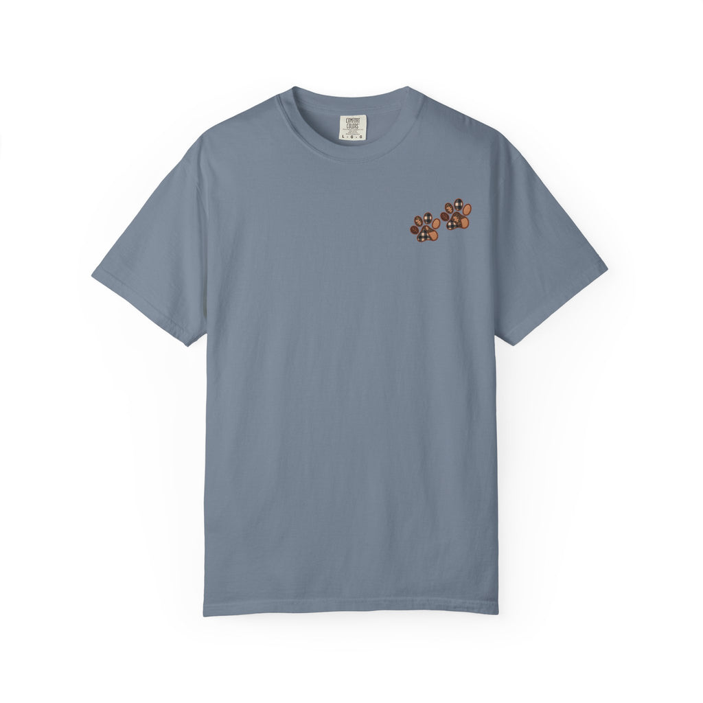 Faux Patchwork Black Lab Short-Sleeve T-Shirt, Labrador Hunting Shirt, Arkansas Hunter Gift