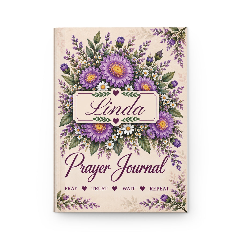 Personalized September Birth Flower Prayer Journal, Aster Christian Journal, Jeremiah 29:11 Notebook, Personalized Faith Gift for Women, Prayer Journal