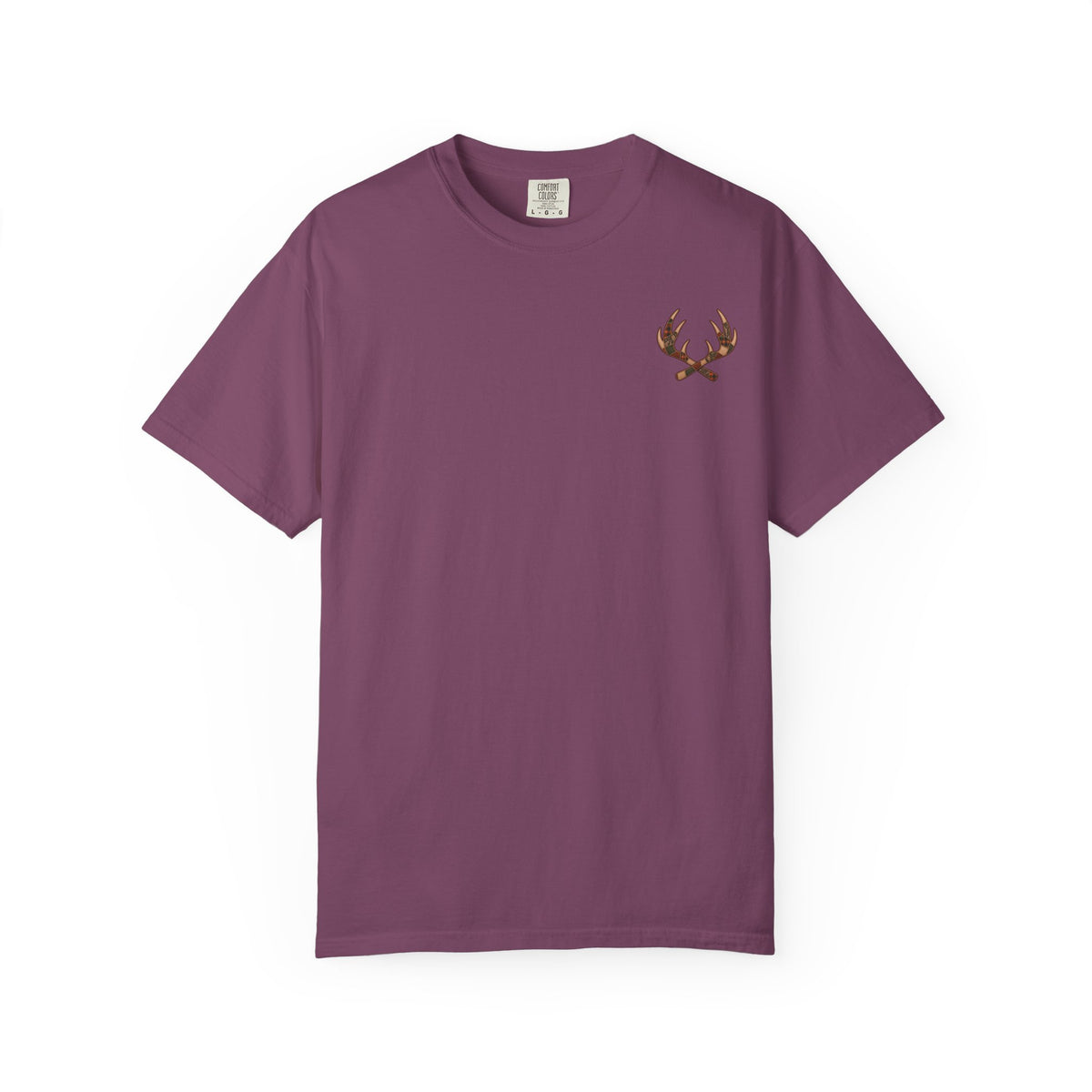 Faux Patchwork Doe Deer Shirt, Hunting Tee, Rustic Deer Hunter Gift