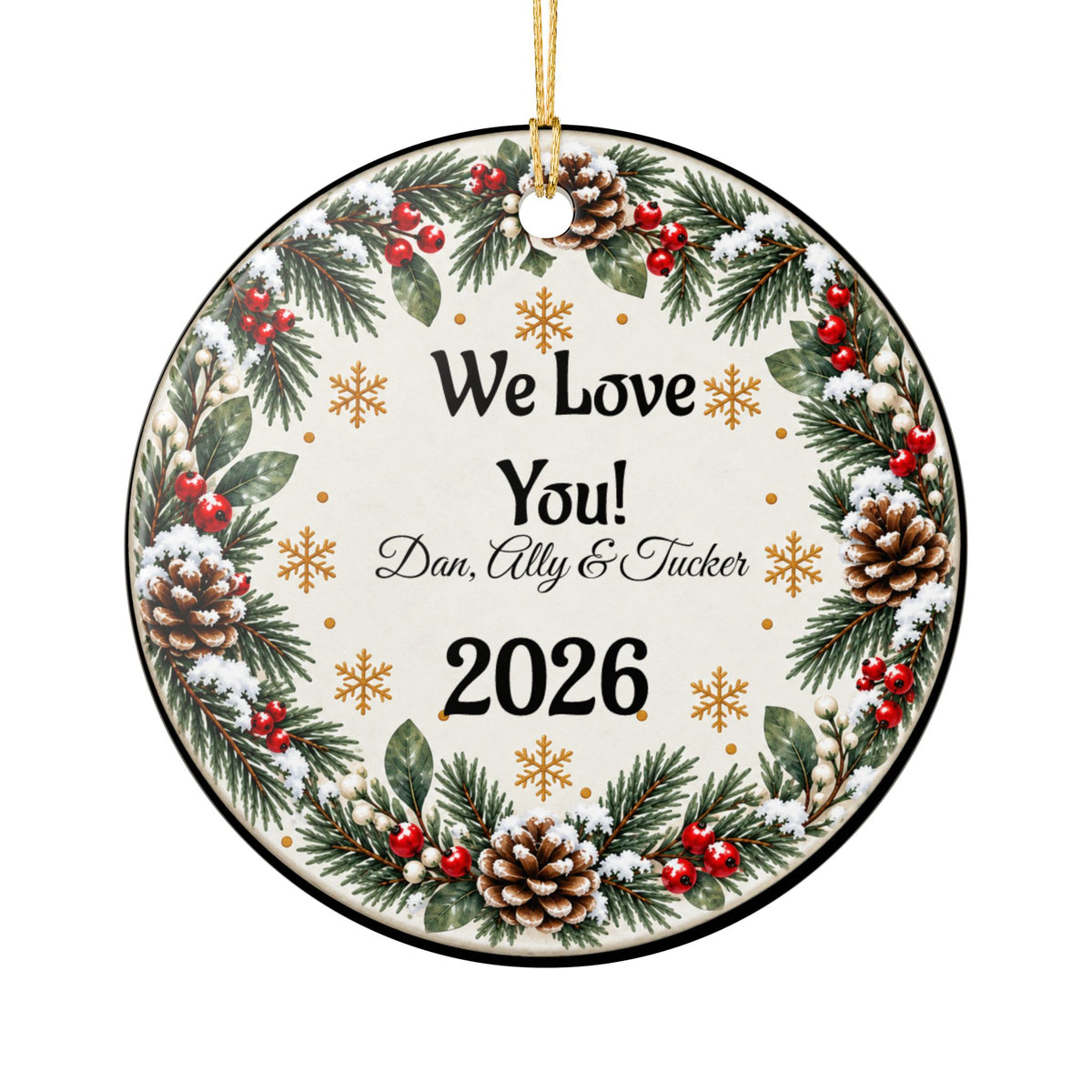 Personalized Fawn Hunter Ornament, Custom Name 2026 Deer Christmas Keepsake, Hunter Gift