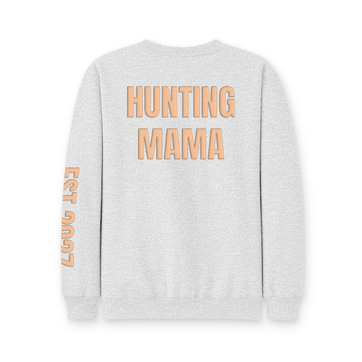 Personalized Hunting Mama Sweatshirt, Little Hunter on the Way Shirt, Hunter Orange Puff Sweatshirt, Custom Mom Hunting Gift