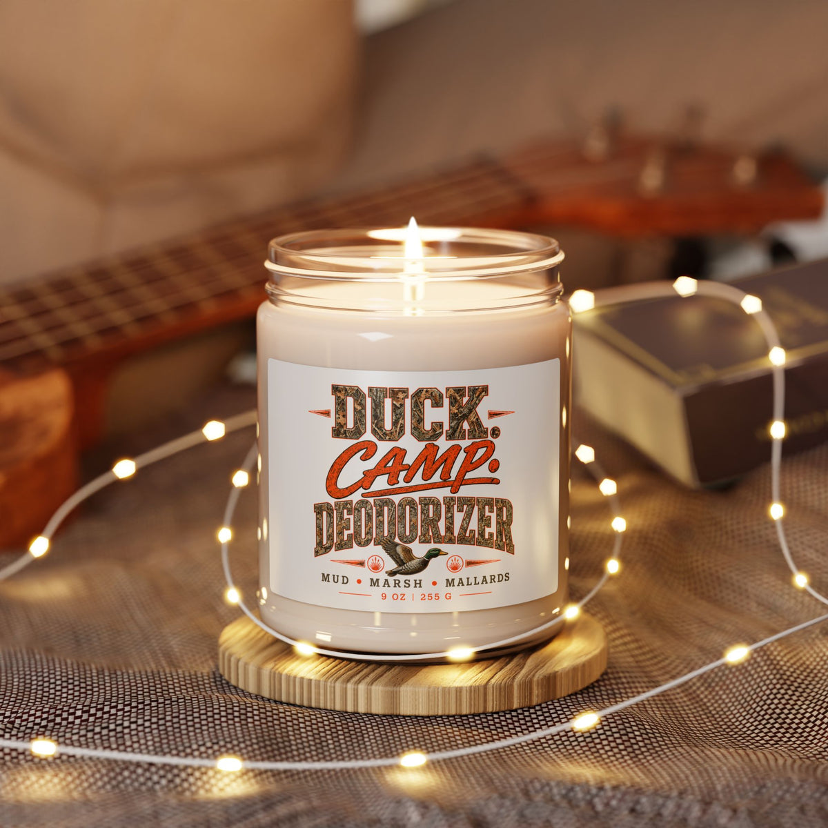 Duck Camp Deodorizer Scented Soy Candle — Mud Marsh Mallards 9oz