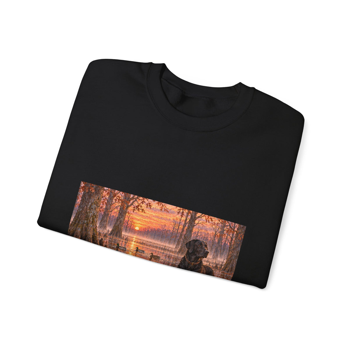 Dog Lake Sunset Crewneck Sweatshirt