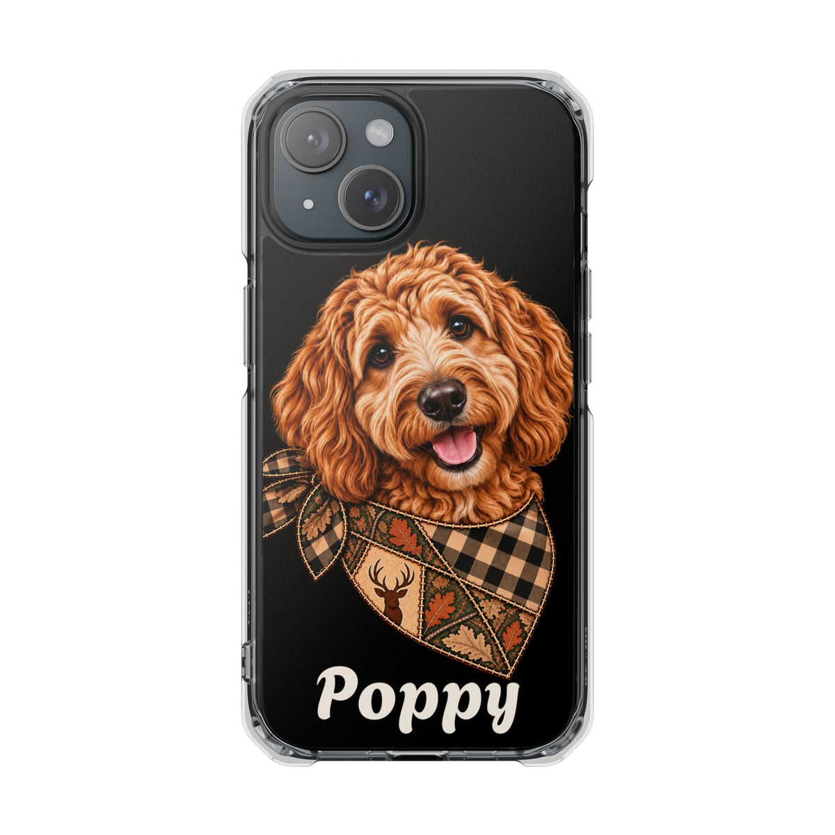 Clear Magnetic Phone Case — Doodle Personalized