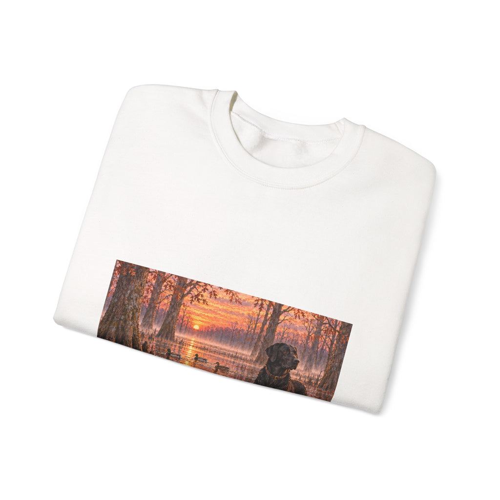 Dog Lake Sunset Crewneck Sweatshirt