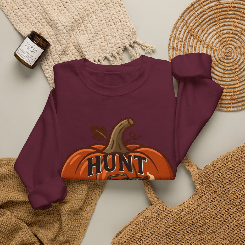 Hunt or Haunt Sweatshirt | Spooky Hunting, Halloween Pumpkin Camper