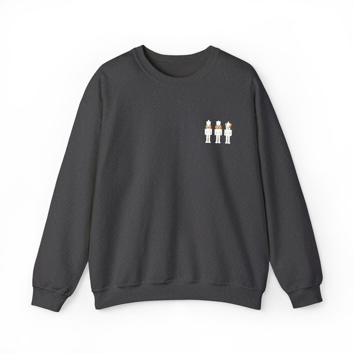 Nutcracker Dogs Embroidered Sweatshirt | Christmas Dog Lover Gift
