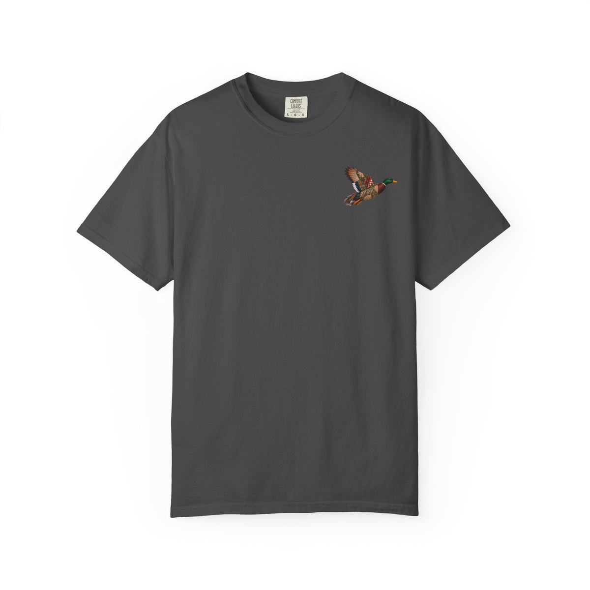 Faux Patchwork Mallard Duck Shirt, Duck Hunting Tee, Rustic Duck Hunter Gift