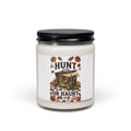 Hunt or Haunt Candle, Soy Jar Scented Candle, Spooky Hunting Fall Decor