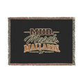 Mud Marsh Mallards woven cotton duck hunting throw blanket