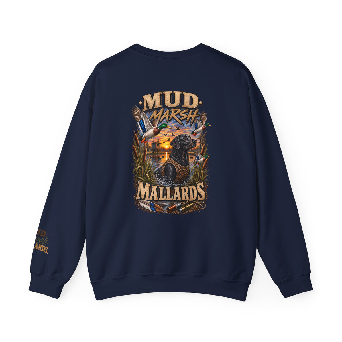 Safety Pink Duck Hunting Sweatshirt – Mallard Hunter Crewneck