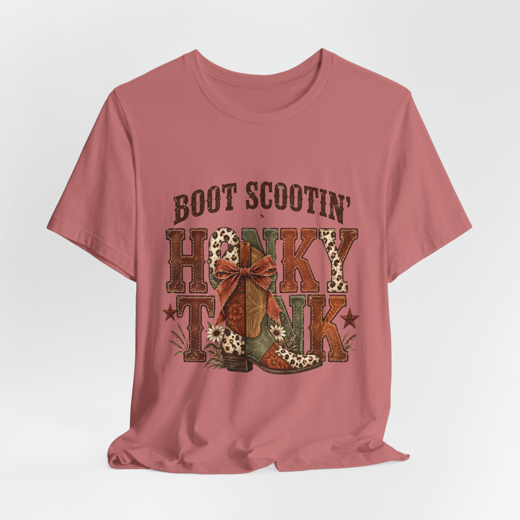 Boot Scootin' Cowboy Boot Tee | Country Western, Barn Dance Shirt