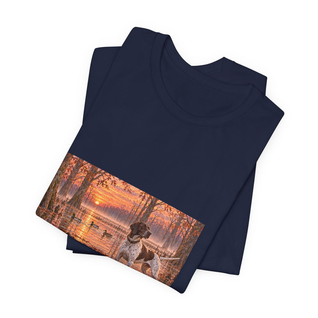 Cypress Swamp Sunrise Dog T-Shirt
