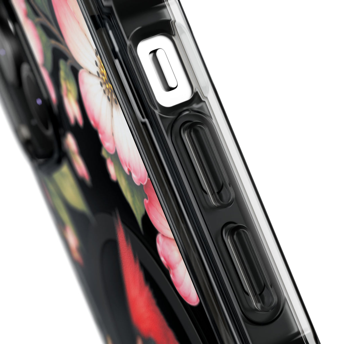 Clear Magnetic Phone Case — Cardinal Scene