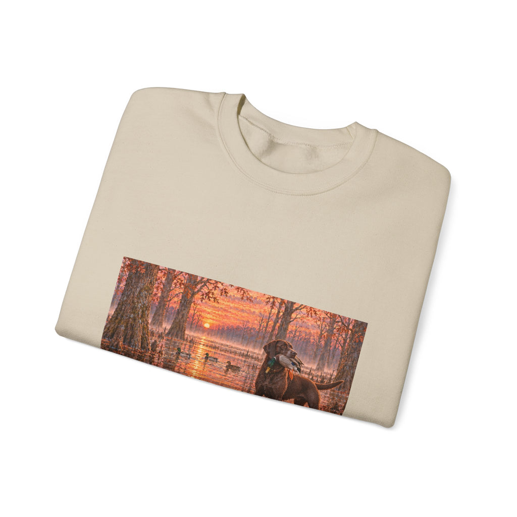 Moose at Sunset Crewneck Sweatshirt